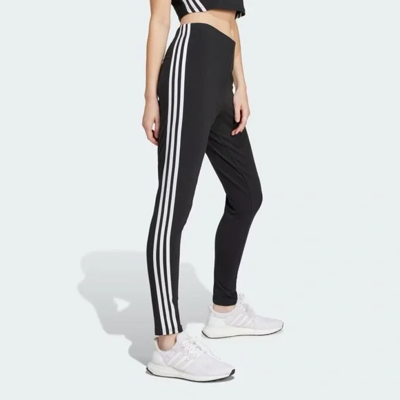 ADIDAS 3-STRIPES LEGGINGS - Picture 2 of 3